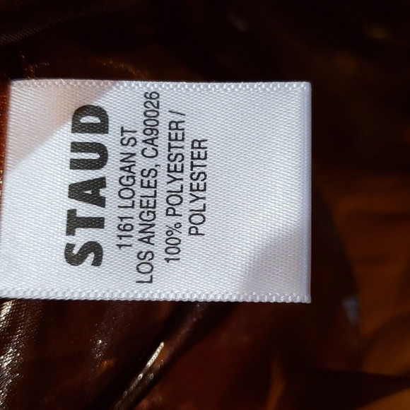 Staud New Amber Oliver Long Sleeve Hooded Transparent Jacket Size XS - Picture 4 of 6